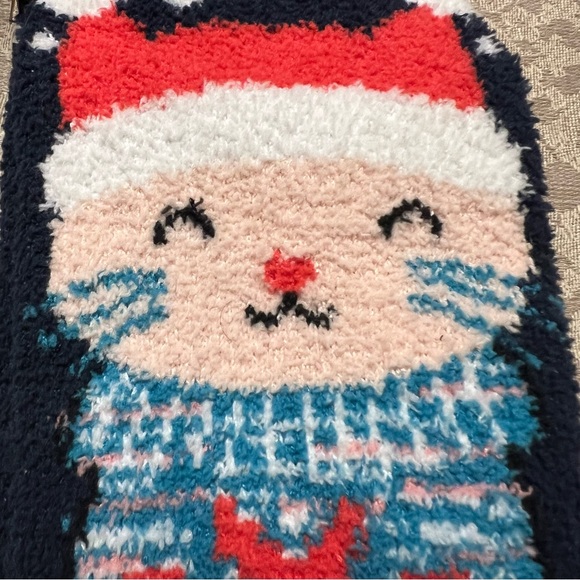 Wondershop Super Soft Fuzzy Pawsitive Vibes cat wearing hat winter women's 4-10 - Picture 2 of 4